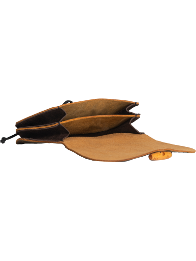 Trollfelsen Gewandung Gürteltasche Hrothgar  Doppelt Hellbarun Innen